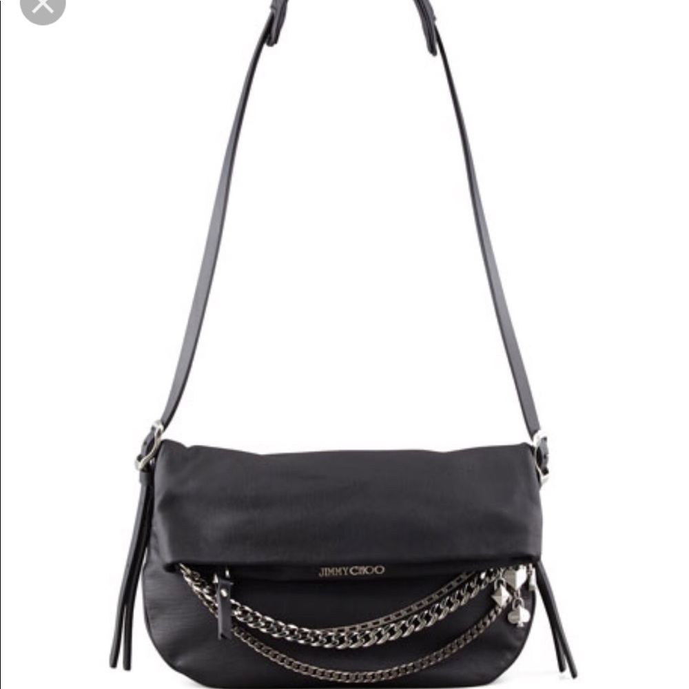 Jimmy Choo Black Biker Bag